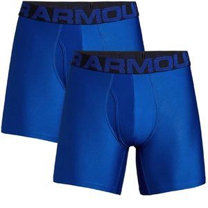 Under Armour Men's Boxer Brief 2 Pack UA Tech 6" Boxerjock Underwear 1363619